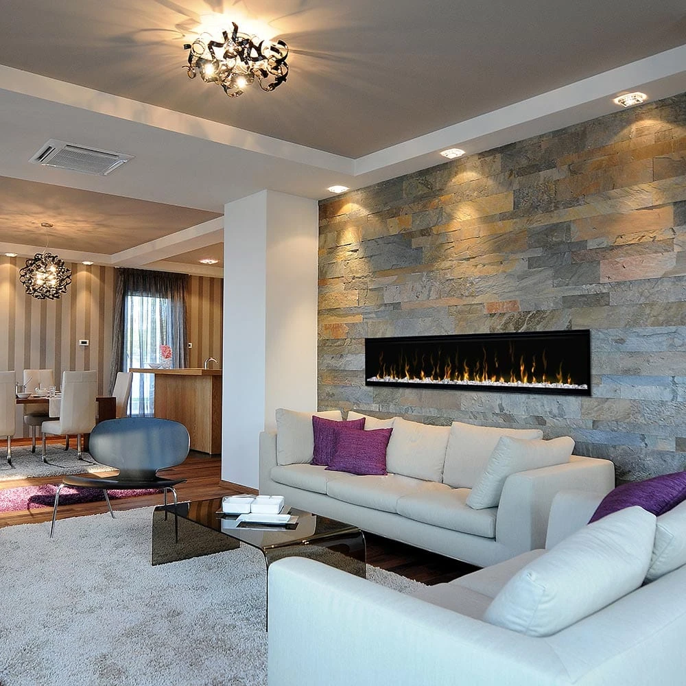 Dimplex IgniteXL 74-In Electric Fireplace W/ Driftwood Log Kit 13 Dimplex IgniteXL 74-In Electric Fireplace W/ Driftwood Log Kit - Image 13