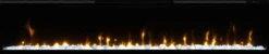 Dimplex 74 In. IgniteXL LED Built-In Linear Electric Fireplace - Multi-Fire XD Flame Technology - 1,000 SQ FT -electric fireplace Store Dimplex XLF74 Linear Fireplace Glass Embers Animated Gif GIFs