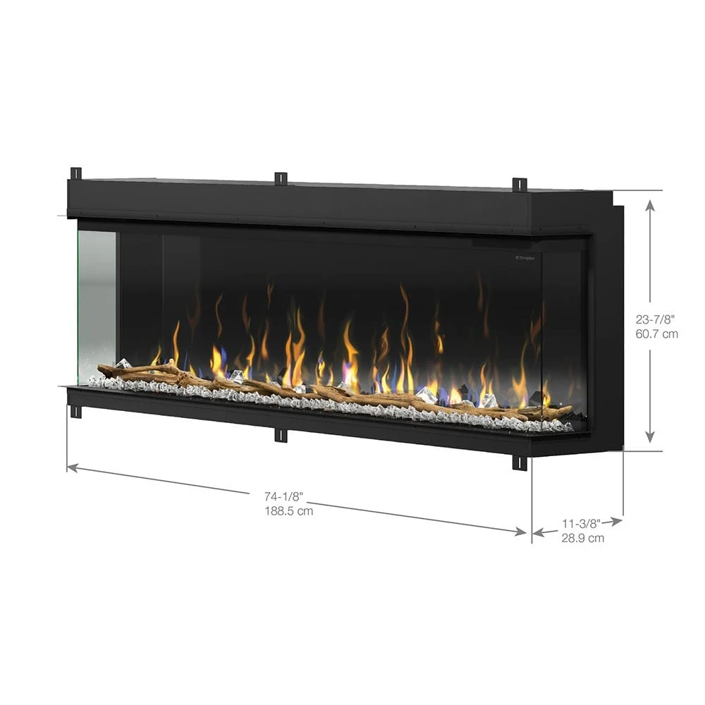 Dimplex IgniteXL Bold 74-In Smart Linear Electric Fireplace 12 Dimplex IgniteXL Bold 74-In Smart Linear Electric Fireplace - Image 12
