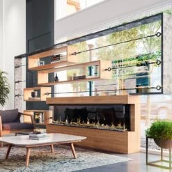 Dimplex IgniteXL Bold 88-In Smart Linear Electric Fireplace -electric fireplace Store Dimplex XLF8817 HD Black Lifestyle 2