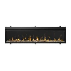 Dimplex IgniteXL Bold 88-In Smart Linear Electric Fireplace -electric fireplace Store Dimplex XLF8817 HD Black Straight Silo