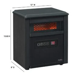 Duraflame Black Infrared Heater 15 Duraflame Black Infrared Heater -electric fireplace Store Duraflame 91HM100 04 Dimensions a5070c50 0a8d 43a4 b7f7 eb29cee8ef3b