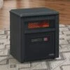 Duraflame Black Infrared Heater -electric fireplace Store Duraflame 91HM100 04 Lifestyle Close Cropped 3b9c1d6b ae14 49ea 82d8 a2bb9112fcb8