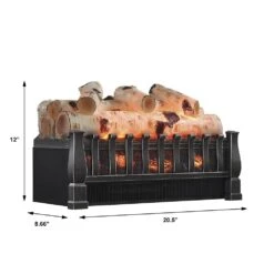 Duraflame 20-In Birch Electric Fireplace Log Set -electric fireplace Store Duraflame DFI021ARU 05 Birch Log Set Dimensions 26c5f0ec 6015 4748 acf1 80a8578e26de