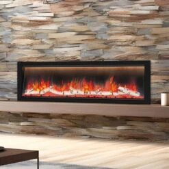 Dynasty Allegro 68-in Smart Electric Fireplace