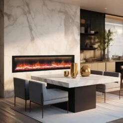 Dynasty Allegro 82-in Smart Electric Fireplace -electric fireplace Store Dynasty Allegro DY BFM82 Lifestyle 2