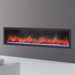 Dynasty 74-in Cascade Linear Electric Fireplace