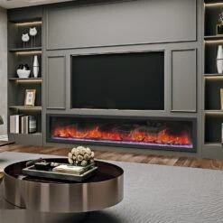 Dynasty 82-in Cascade Linear Electric Fireplace -electric fireplace Store Dynasty Cascade Series DY BTX82 Lifestyle 2 d3d0155d 5348 4325 a8c5 e87d8a76ce0b