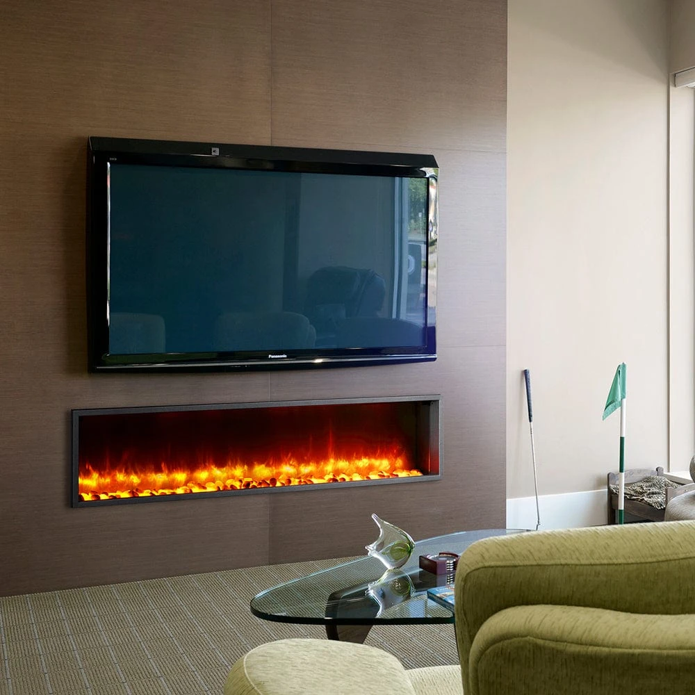 Dynasty 63-In Harmony Built-In Electric Fireplace 2 Dynasty 63-In Harmony Built-In Electric Fireplace - Image 2
