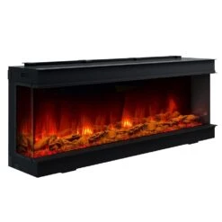 Dynasty 63-in Melody Multi-Sided Smart Linear Electric Fireplace -electric fireplace Store Dynasty DY BTS60 Angled Silo