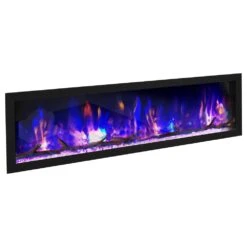 Dynasty 64-in Cascade Linear Electric Fireplace -electric fireplace Store Dynasty DY BTX64 Black Purple Crystalmedia Ember Bed Logset Multi Flame d38e7a29 1c5b 4b45 9a76 44c8f737e5e9