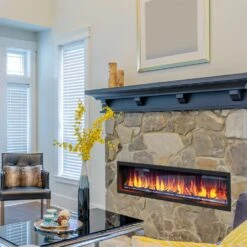 Dynasty 74-in Cascade Linear Electric Fireplace -electric fireplace Store Dynasty DY BTX74 Black Purple Ember Bed Logset Orange Flame Livingroom 2 80ac9e38 049c 4b43 a466 4da721bca046