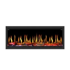 Dynasty 52-in Tempo Virtual Built-In Electric Fireplace -electric fireplace Store Dynasty Tempo DY FVX52 Straight Silo