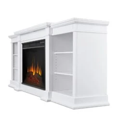 Eliot Grand Electric Fireplace TV Stand In White 9 Eliot Grand Electric Fireplace TV Stand In White -electric fireplace Store Eliot 1290E W MZ3