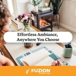 Forge & Flame Fuzion Multi-Sided Electric Fireplace Stove Heater -electric fireplace Store Forge 26 Flame FUZION EX Alt9