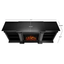 Fresno Electric Fireplace TV Stand In Black -electric fireplace Store G1200E B LA 12d0d4fc 9a6e 45ad b68c 09c12dc27018