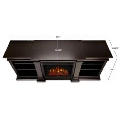 Fresno Electric Fireplace TV Stand In Dark Walnut -electric fireplace Store G1200E DW LA 040d19ca 3b41 4617 9bb9 91928cc98589