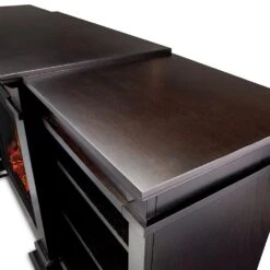 Fresno Electric Fireplace TV Stand In Dark Walnut -electric fireplace Store G1200E DW Lg3 f98aad8d 035a 425d ab42 aa387fc2055c