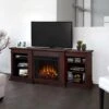 Fresno Electric Fireplace TV Stand In Dark Walnut -electric fireplace Store G1200E DW MZ 2eea79ae 4ebd 4907 86e2 97cc33438b1d