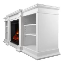 Fresno Electric Fireplace TV Stand In White -electric fireplace Store G1200E W Lg2 d49f1139 e915 4311 a22a fecabcba0cc0