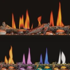 Napoleon Luminex 65-in Virtual Linear Electric Fireplace 15 Napoleon Luminex 65-in Virtual Linear Electric Fireplace -electric fireplace Store Luminex NEFL65LCD 3SV Gas Flames