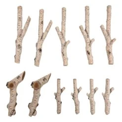 Modern Ember Birch Log Accessory Kit For Aerus And Vibrance 60”-72” Linear Electric Fireplace -electric fireplace Store ME AER 6072 BIRCH Display