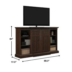 Manning Infrared Electric Fireplace Entertainment Center In Espresso -electric fireplace Store Manning TV Stand Dimensions