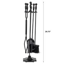 Modern Ember Cascade 5 Piece Fireplace Tool Set -electric fireplace Store Mantels Direct Cascade Fireplace Tool Set T51032BK Dimensions ecbf4431 fb0d 492d 81a1 b86f844f3e0f