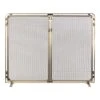 Modern Ember Aalto Fireplace Screen In Aged Brass 3 Modern Ember Aalto Fireplace Screen In Aged Brass -electric fireplace Store Modern Ember Aalto Aged Brass Fireplace Screen Straight Silo