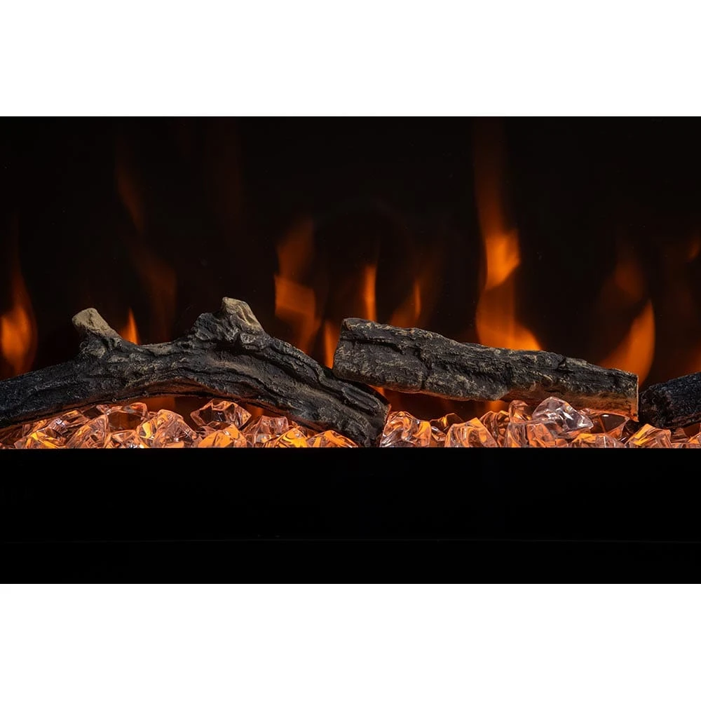 Modern Ember 72 In. Aerus LED Smart Electric Fireplace In Black With App Remote Control, Timer, And Multi-Color Flames 11 Modern Ember 72 In. Aerus LED Smart Electric Fireplace In Black With App Remote Control, Timer, And Multi-Color Flames - Image 11
