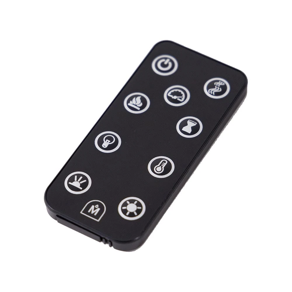 Modern Ember 60 In. Aerus LED Smart Electric Fireplace In Black With App Remote Control, Timer, And Multi-Color Flames 14 Modern Ember 60 In. Aerus LED Smart Electric Fireplace In Black With App Remote Control, Timer, And Multi-Color Flames - Image 14