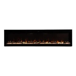 Modern Ember 72 In. Aerus LED Smart Electric Fireplace In Black With App Remote Control, Timer, And Multi-Color Flames 18 Modern Ember 72 In. Aerus LED Smart Electric Fireplace In Black With App Remote Control, Timer, And Multi-Color Flames -electric fireplace Store Modern Ember Aerus ME SL72 72in Flame Orange Ember Orange