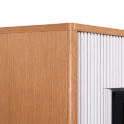 Modern Ember Arrie Venetian Electric Fireplace Mantel Package -electric fireplace Store Modern Ember Arrie Mantel Package Detail Top