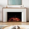 Modern Ember Arrie Venetian Electric Fireplace Mantel Package -electric fireplace Store Modern Ember Arrie Mantel Package Lifestyle Straight Cropped