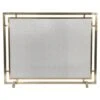 Gatsby Single Panel Fireplace Screen In Aged Brass -electric fireplace Store Modern Ember Gatsby Fireplace Screen ABB Straight Silo e1694ccd 933e 496f a709 01100fafc51a