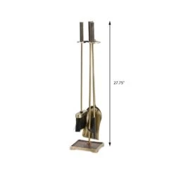 Modern Ember Harper 4 Piece Fireplace Tool Set In Aged Brass -electric fireplace Store Modern Ember Harper Fireplace Tools ABB Dimensions 699e1554 03b8 4d83 8ad6 8e14568ec078