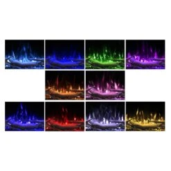 Channing 80-in Smart Black Electric Fireplace TV Stand -electric fireplace Store Modern Ember Highmark Traditional 26 In All Flame Colors