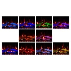 Modern Ember Arrie Venetian Electric Fireplace Mantel Package -electric fireplace Store Modern Ember Highmark Traditional 33 In All Downlight Colors