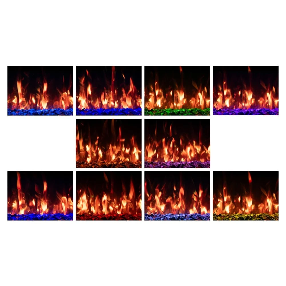 Modern Ember Sabrina Venetian Electric Fireplace Mantel Package 5 Modern Ember Sabrina Venetian Electric Fireplace Mantel Package - Image 5