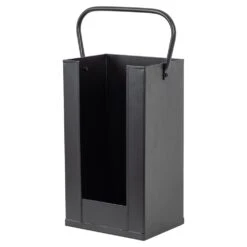 Modern Ember Kindling Holder -electric fireplace Store Modern Ember Kindling Holder A01520BK Silo 2