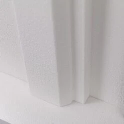 Modern Ember Leila Stone Venetian Electric Fireplace Mantel Package -electric fireplace Store Modern Ember Leila Detail 3