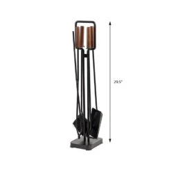 Modern Ember Levi 5 Piece Fireplace Tool Set In Black -electric fireplace Store Modern Ember Levi Fireplace Tools Black Dimensions 767eb8af ffe2 4570 9581 79969e5dd60d