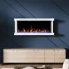Modern Ember Skyline 50-in Floating Wall Mount Electric Fireplace