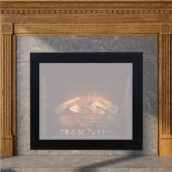 Modern Ember Uptown 28-In Smart Electric Fireplace Trim Kit 7 Modern Ember Uptown 28-In Smart Electric Fireplace Trim Kit -electric fireplace Store Modern Ember Uptown 28 In Trim Only 1