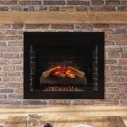 Modern Ember Uptown 33” Smart Electric Insert Trim Kit 9 Modern Ember Uptown 33” Smart Electric Insert Trim Kit -electric fireplace Store Modern Ember Uptown 33 Trim Lifestyle 2
