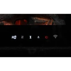 Modern Ember 72 In. Vibrance Built-In Smart Wi-Fi Enabled Linear Electric Fireplace With Remote Control And Adjustable Flame -electric fireplace Store Modern Ember Vibrance ME VIB42 Detail Controls 7f83430e 56d4 4a82 a800 d2bd058a8974