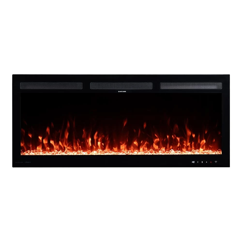 Modern Ember 42 In. Vibrance Built-In Smart Wi-Fi Enabled Linear Electric Fireplace With Remote Control And Adjustable Flame 3 Modern Ember 42 In. Vibrance Built-In Smart Wi-Fi Enabled Linear Electric Fireplace With Remote Control And Adjustable Flame - Image 3