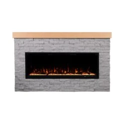 Modern Ember Wyman Electric Fireplace Mantel Package -electric fireplace Store Modern Ember Wyman Silo Straight