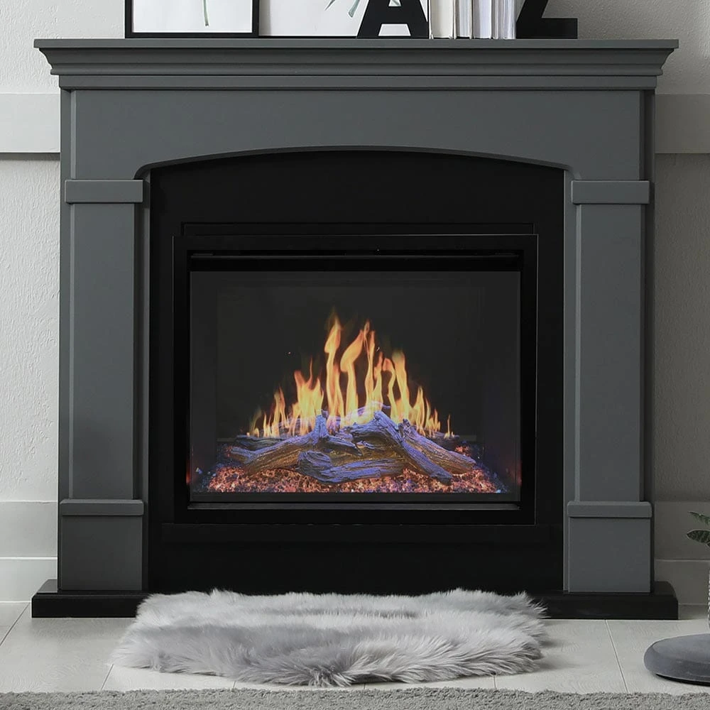 Modern Flames 26-in Orion Traditional Electric Fireplace & Small Surround Trim 1 Modern Flames 26-in Orion Traditional Electric Fireplace & Small Surround Trim