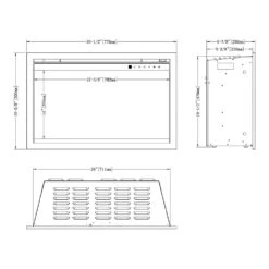 Modern Flames 30-in Orion Traditional Electric Fireplace -electric fireplace Store Modern Flames Orion Traditional Series OR30 TRAD Dimensions 43584747 d1f3 49d8 81a7 57bedb905fb1